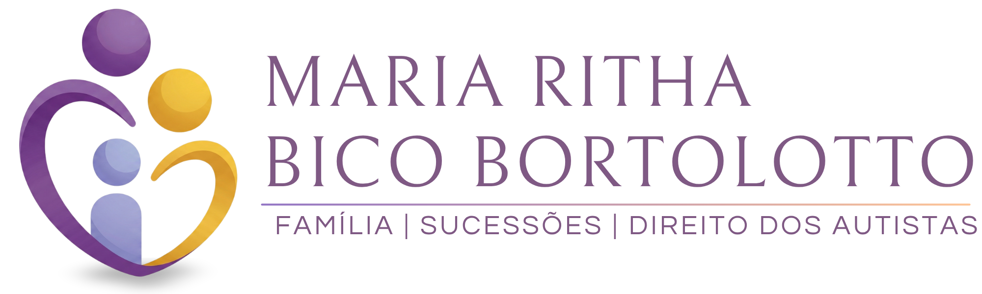 Logotipo de Maria Ritha Bico Bortolotto, advogada de família, sucessões e direito dos autistas